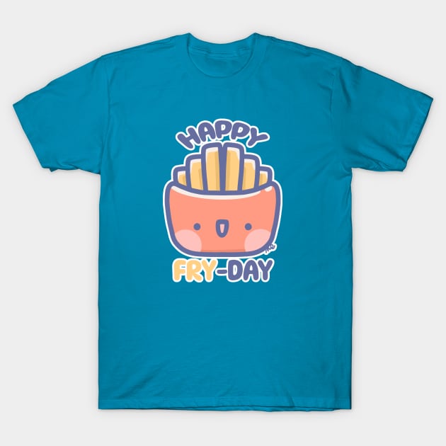 happy fry-day T-Shirt by Sugar Bubbles 